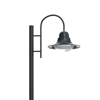 Вуличне освітлення на стовпі